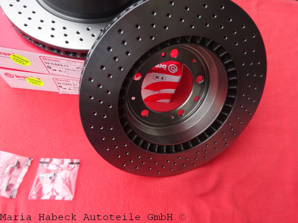 Brembo Bremsscheiben SET Porsche  993 Turbo HA   09.C883.11