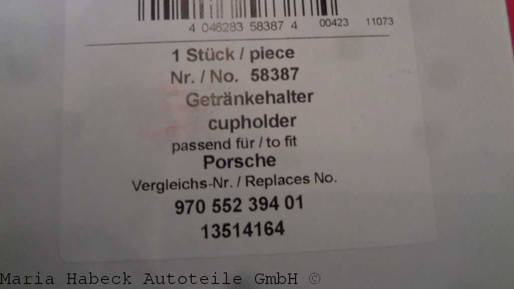 AIC cup holder Porsche Panamera 970 552 394 01 AIC cup holder Porsche Panamera 970 552 394 01