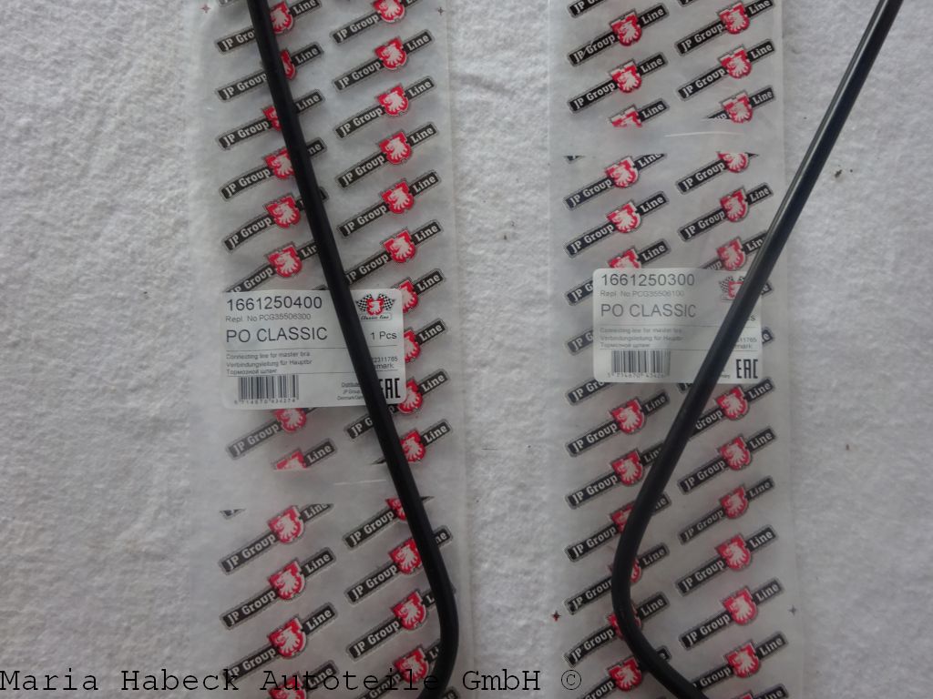 JP SET Hauptbremszylinder-Verbindungsschlauch rechts/Hauptbremszylinder links