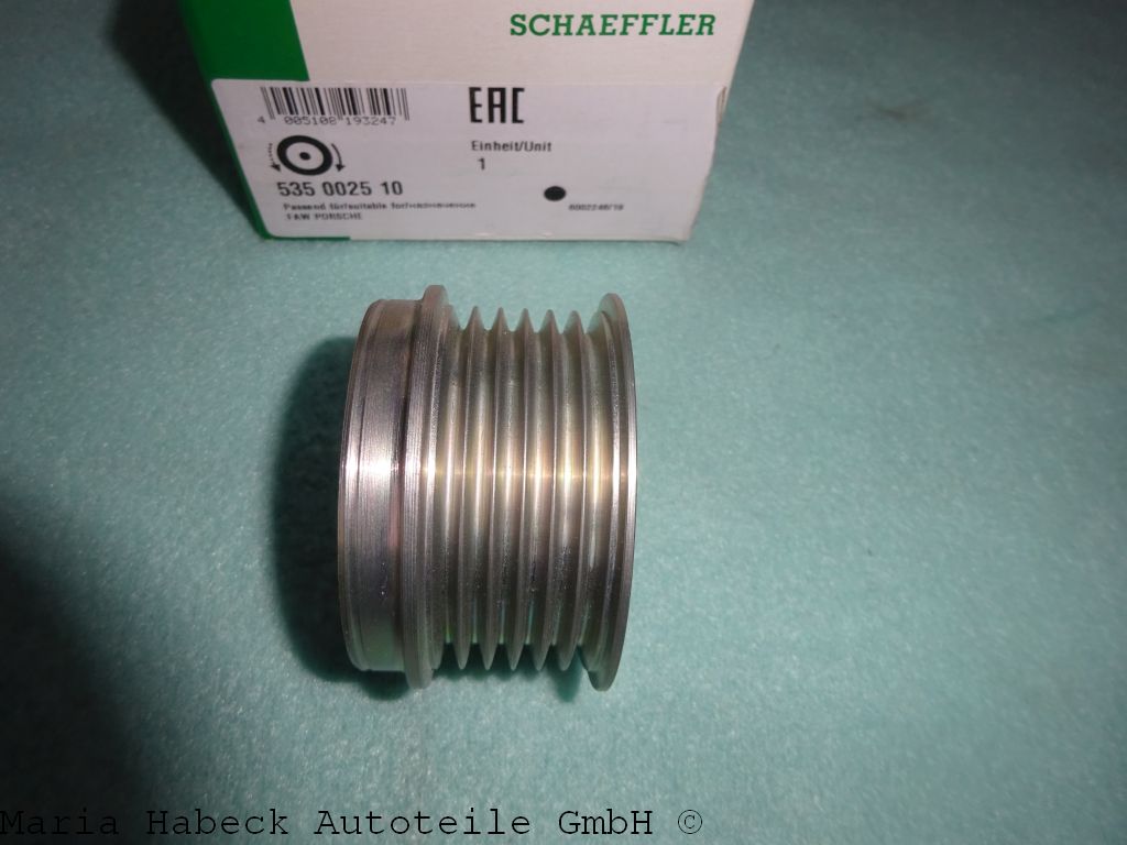 INA pulley with free wheel lock 997 / 987   535 0025 10