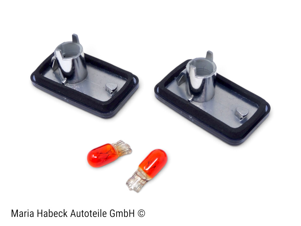 TMP  Seitenblinker schwarz Set 2 Stck kompl.  Porsche 911 / 964 / 944  4A0949101