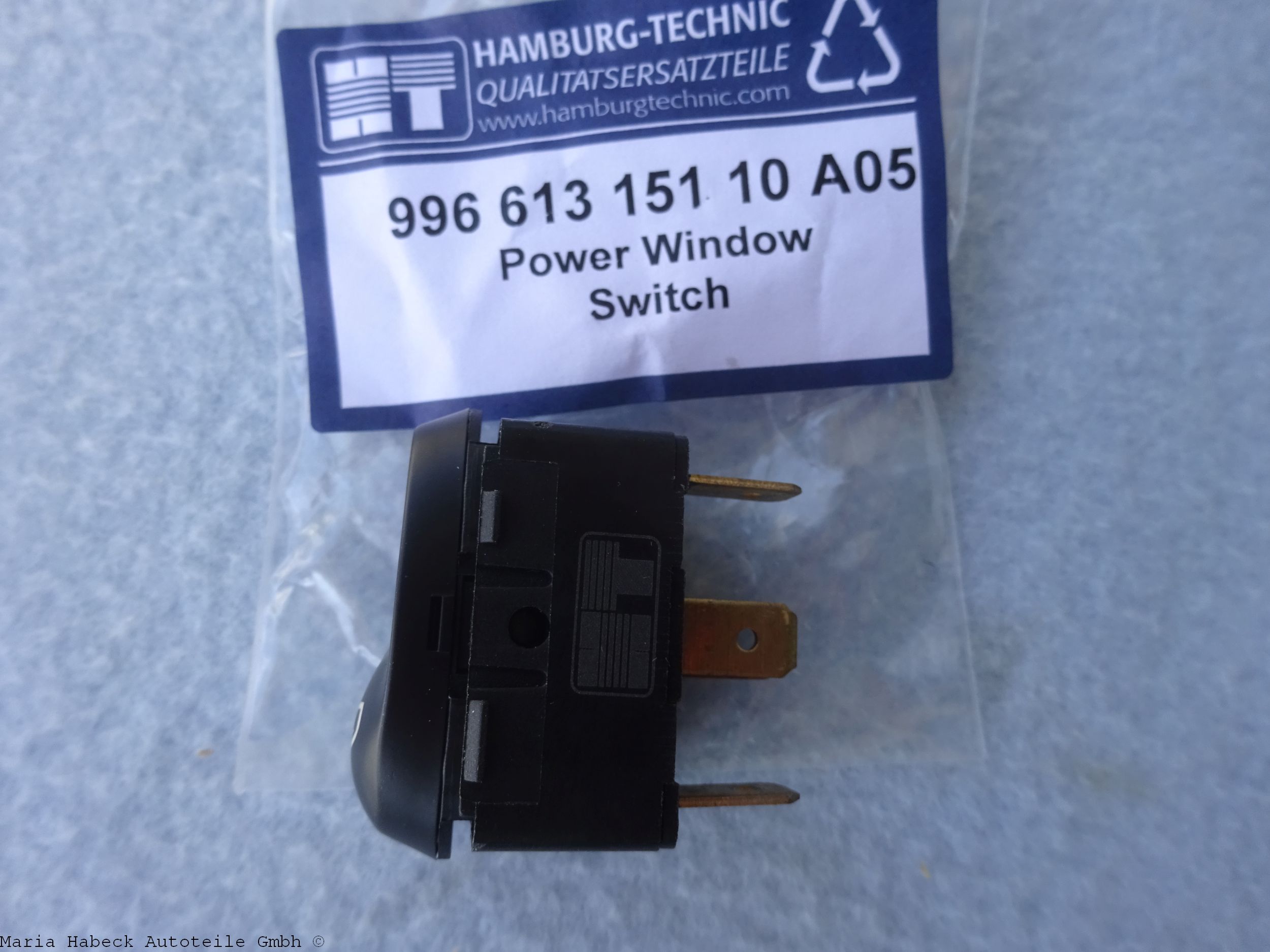 HT Window regulator switch matt black Porsche 986 996 99661315110A05