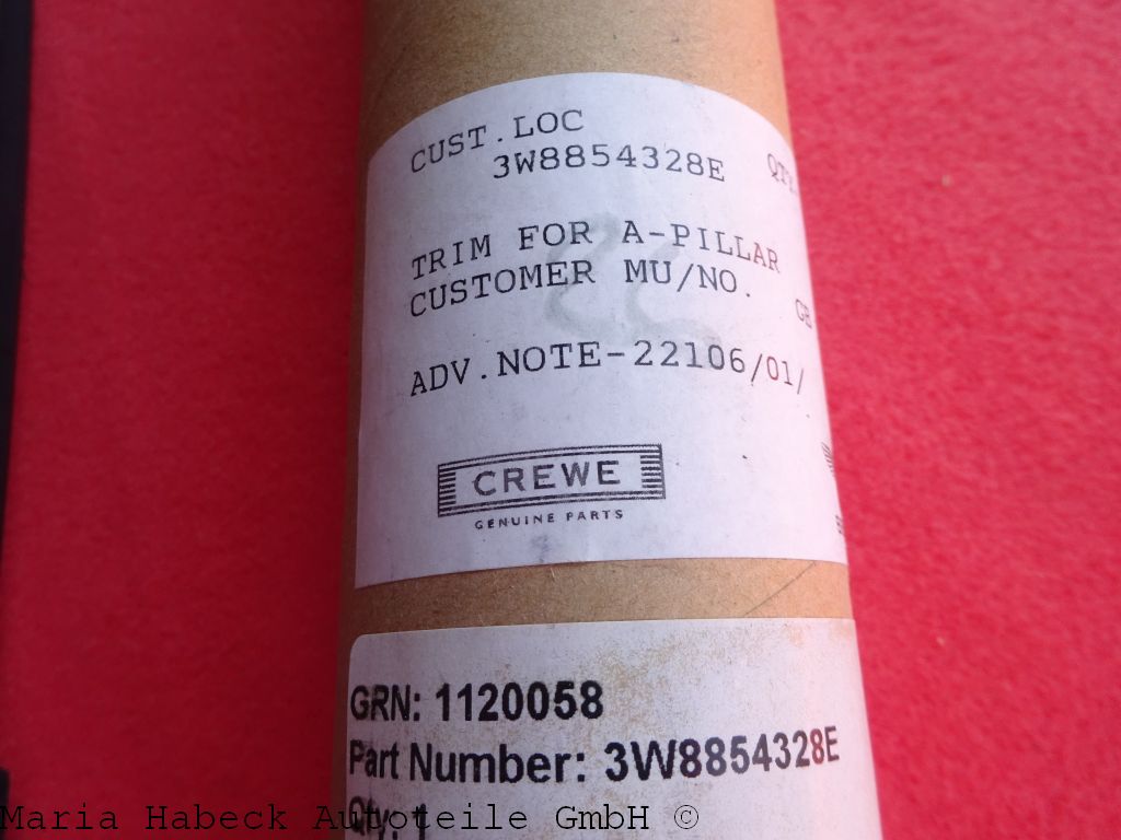 Front window trim right suitable for Bentley CONTINENTAL    3W8854328E Front window trim right suitable for Bentley CONTINENTAL    3W8854328E