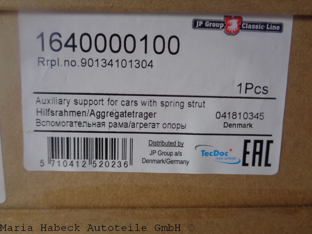 JP Hilfsträger VA mit Strebe Porsche 911 Bj. 69-73   90134101304