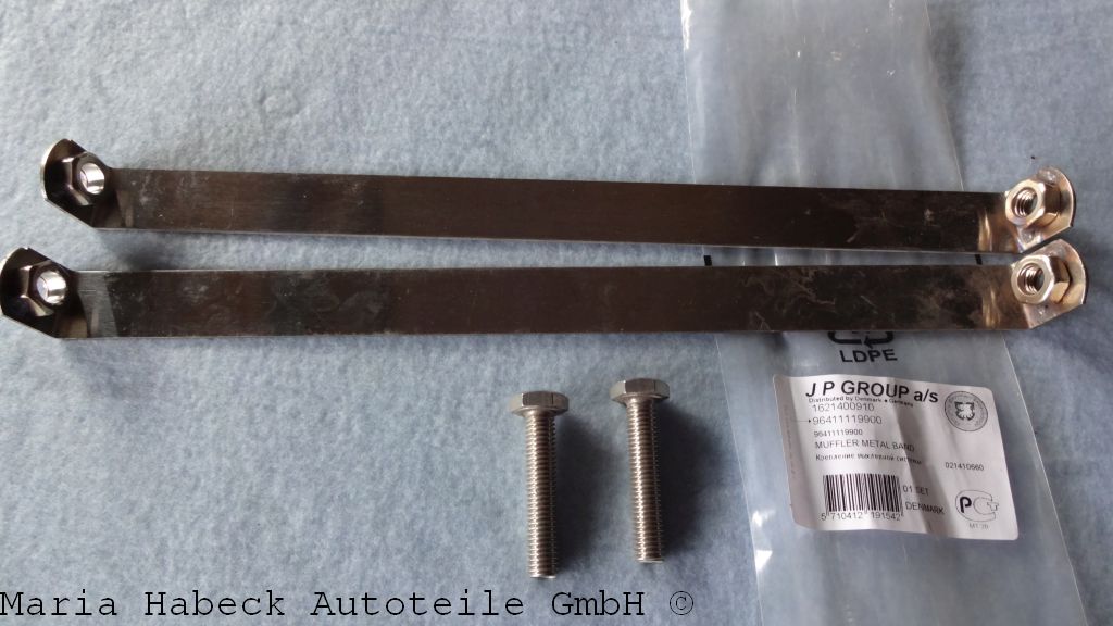 JP Spannband SET für Cuprohr Edelstahl