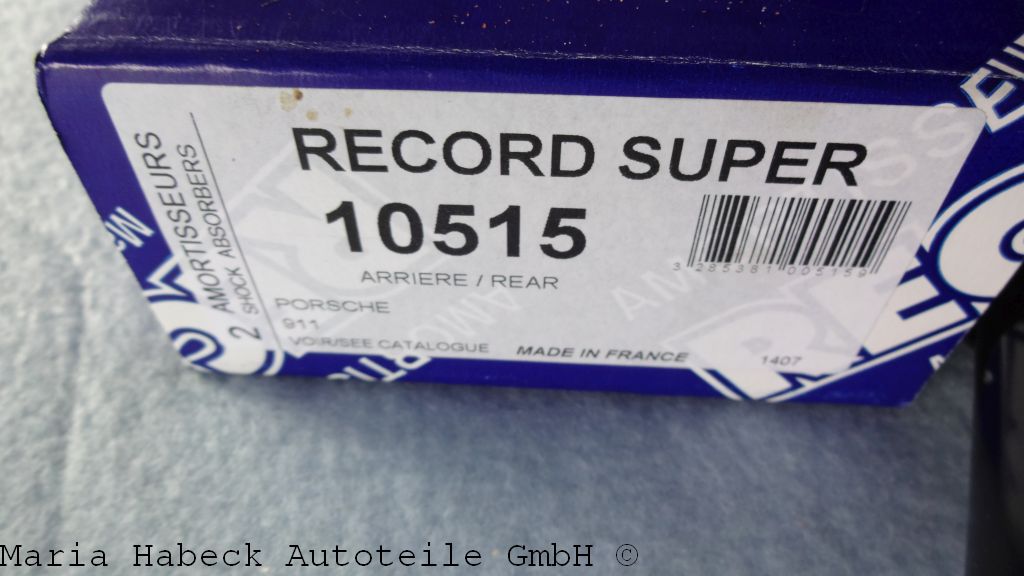 Record dampers set oil pressure 911 / 912 year 65-71 rear   10515