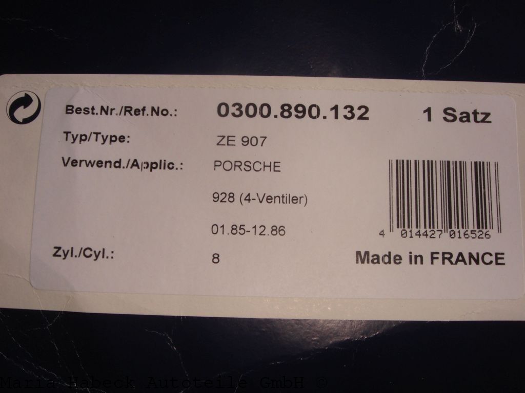 Beru Ignition Wire Set  928 5,0  year 1/85-12/86   ZE 907 Beru Ignition Wire Set  928 5,0  year 1/85-12/86   ZE 907