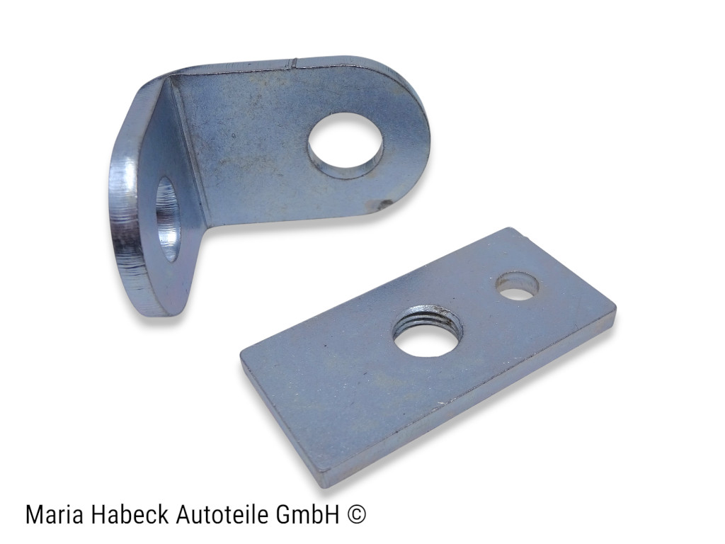 S.Trim 3-point safety belt with mounting bracket, black, Porsche 911