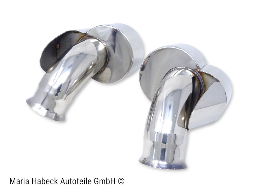 JP Auspuff Endrohr im Turbo Look Edelstahl  Porsche 996  96.904S  99611125155