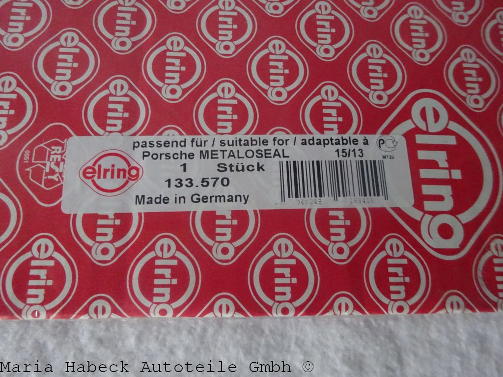 Elring  Water pump flat gasket  for Porsche 996 / 997 / 986  99610634054 Elring  Water pump flat gasket  for Porsche 996 / 997 / 986  99610634054