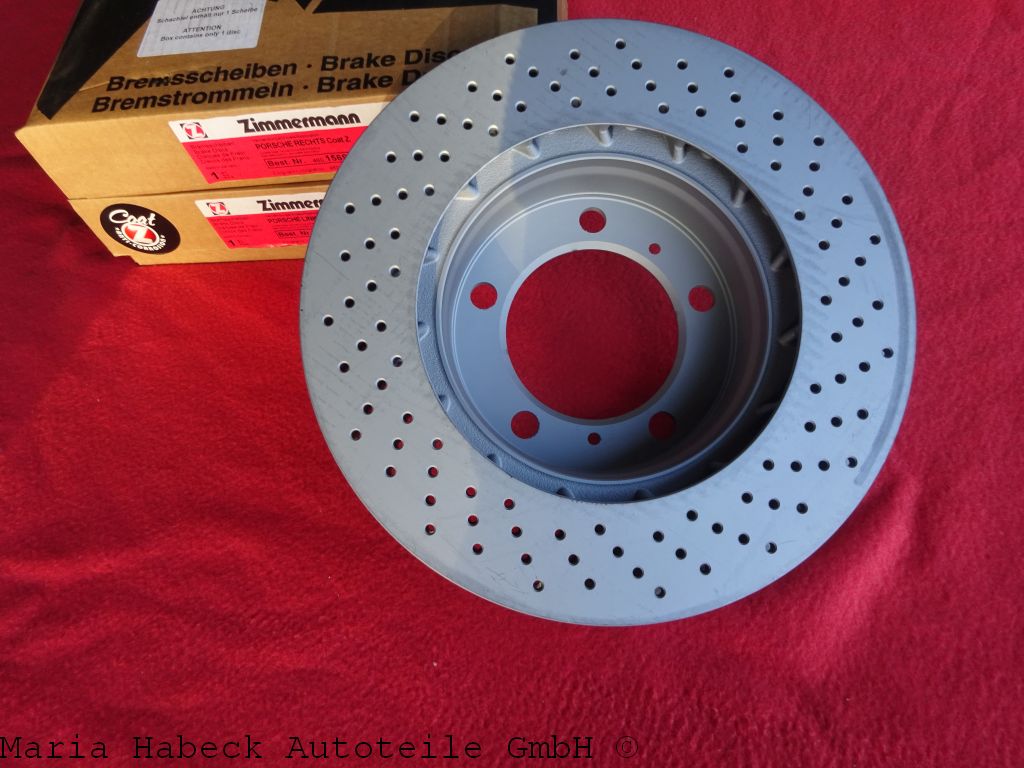 Zimmermann Brake Discs SET Porsche 987 Boxster Cayman 460.1568.20 460.1569.20