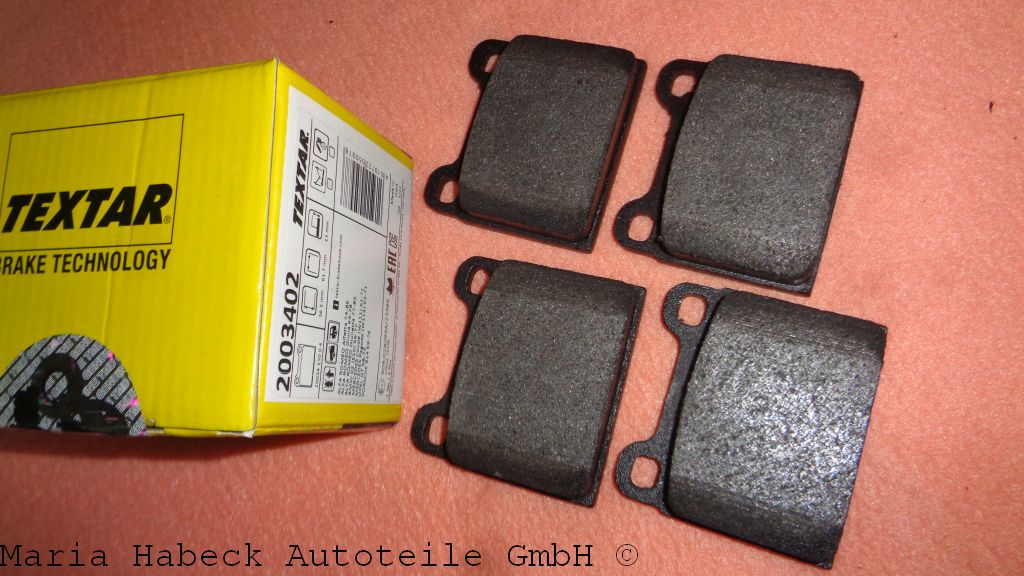 Textar Brake pad set front 69-74 / rear 69-83    2003402  T406/4078