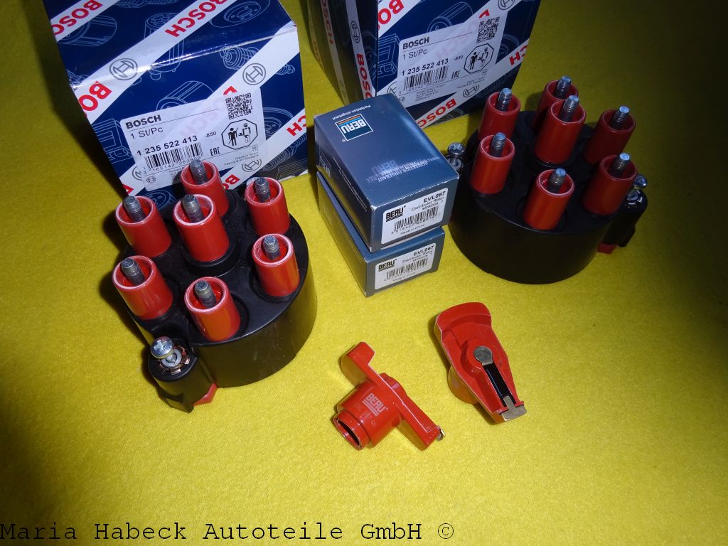 SET Beru distributor rotor EVL 087/Bosch distributor cap Carrera 964/993 1235522 SET Beru distributor rotor EVL 087/Bosch distributor cap Carrera 964/993 1235522