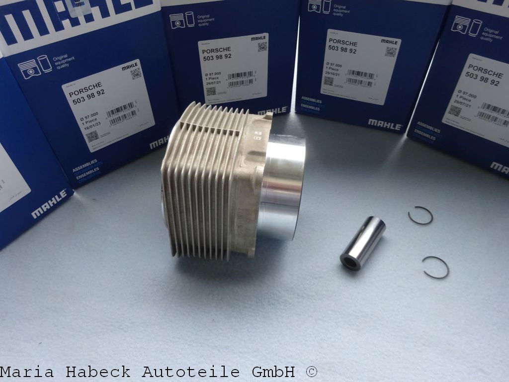 Set of 6 pcs. Mahle piston and cylinder assy  for 964 Turbo 5039892  93010395409 Set of 6 pcs. Mahle piston and cylinder assy  for 964 Turbo 5039892  93010395409