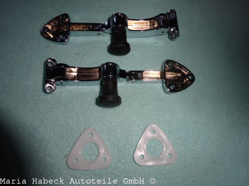SET 2 Stück HT Scharniere  Aussteller für Seitenfenster Porsche 911  Coupe SET 2 Stück HT Scharniere  Aussteller für Seitenfenster Porsche 911  Coupe