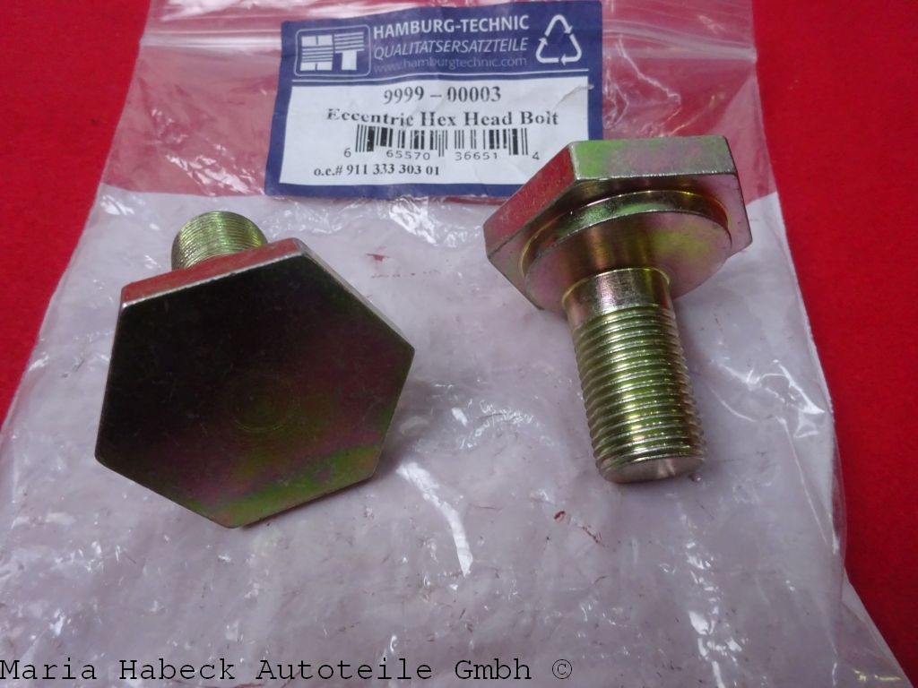 HT Exzenterschraube für Achsstrebe groß  Set 2 Porsche 911 / 944  91133330301