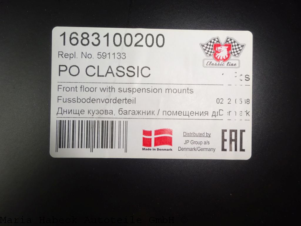 Tank compartment floor front long   591133 Tank compartment floor front long   591133