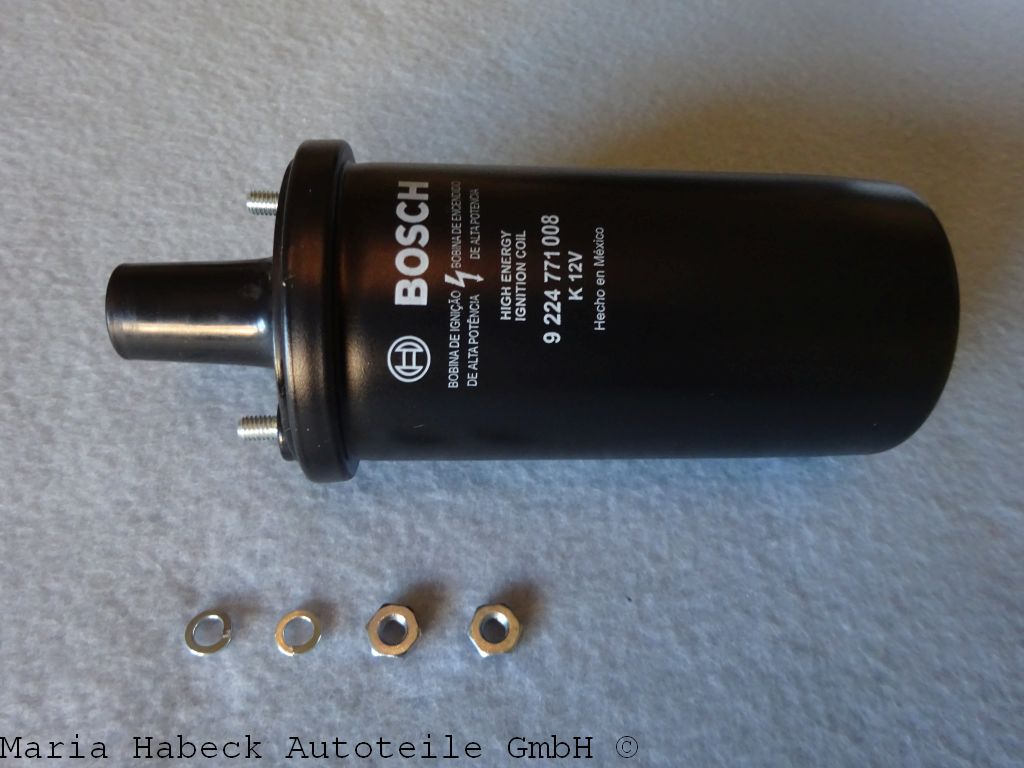 Bosch ignition coil 356/911/914 12V 9 224 771 008 black