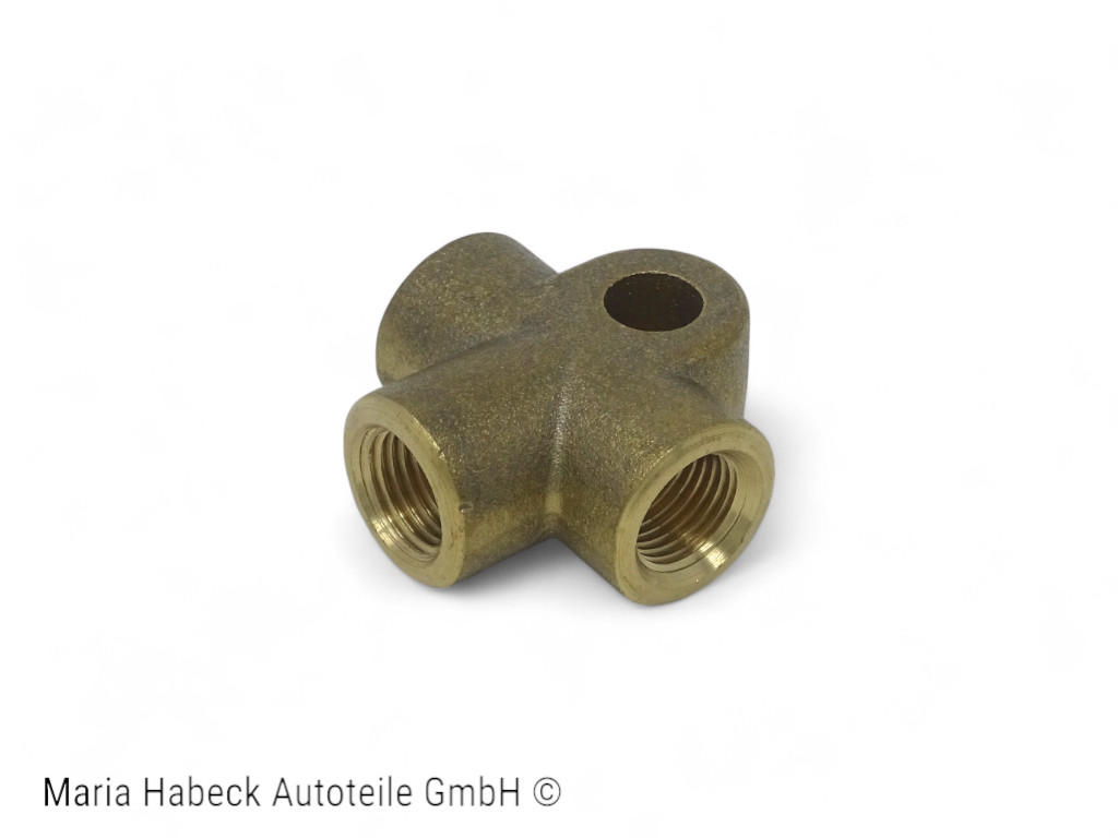 JP Bremsleitungs-Abzweiger 3 Wege  für Porsche 356 / 911 / 944 / 968  9143556670