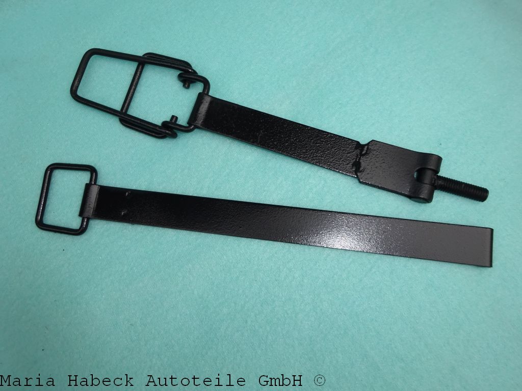 Stilcars Strap for battery stainless steel black 9240002