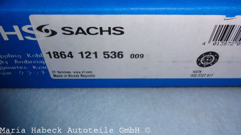 Sachs Clutch disc 356 A / B-T5 180 mm 1864 121 536