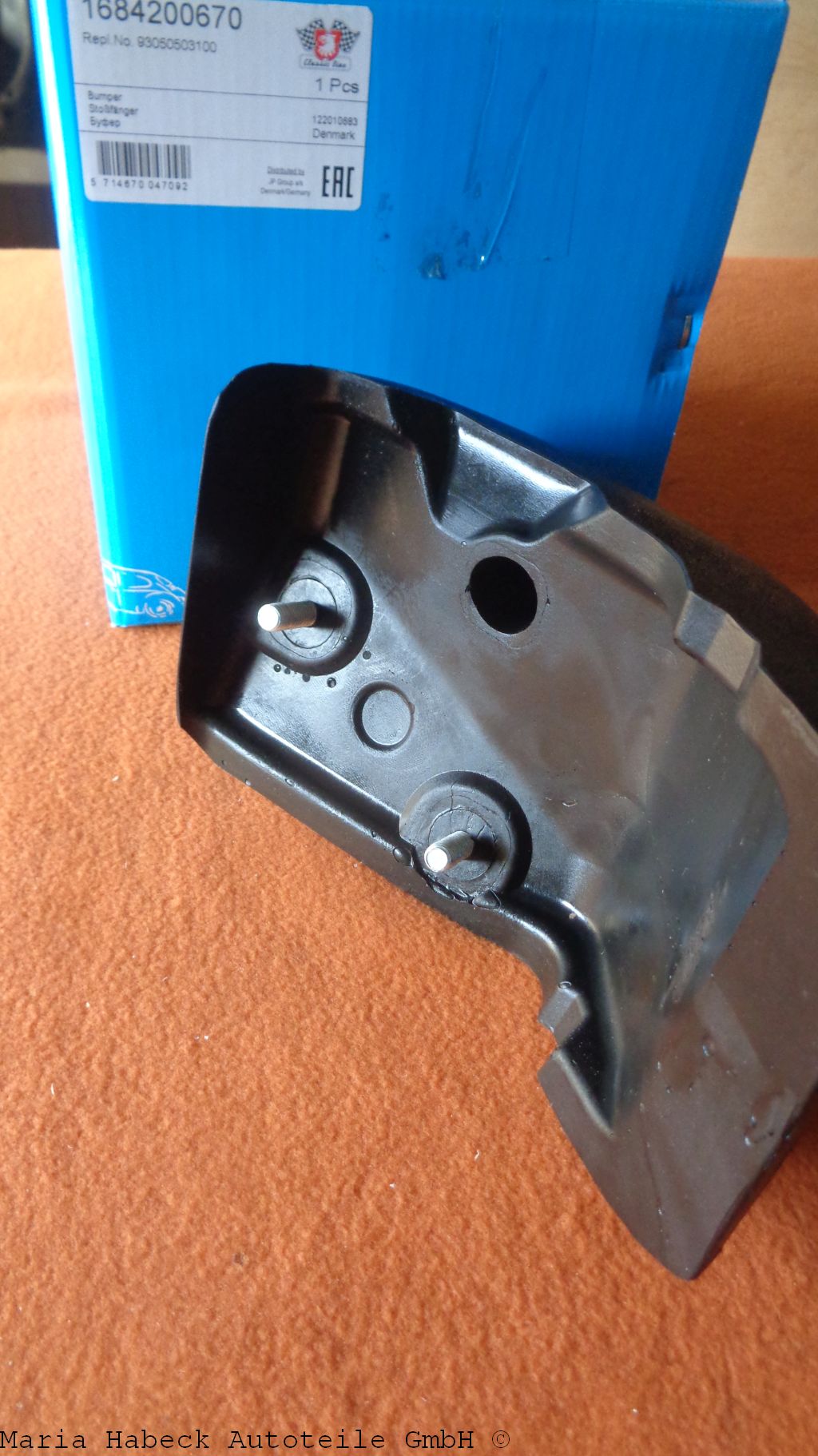 JP bumper buffer rear left 911 year 84-89 930 505 031 00