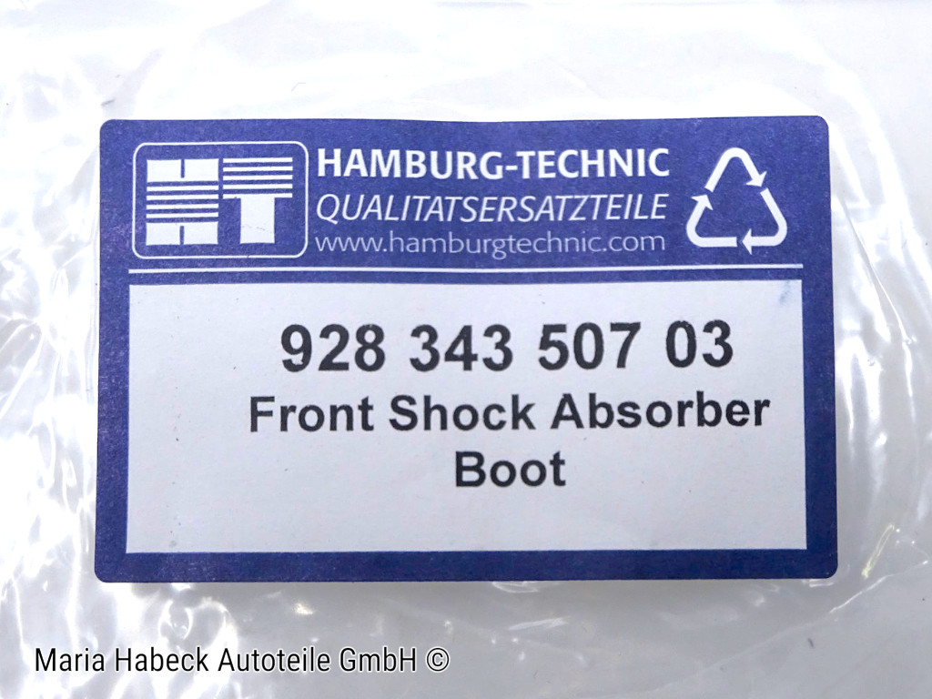 HT Staubschutz  Stoßdämpfer VA  Porsche 928 Bj 83-95   92834350703