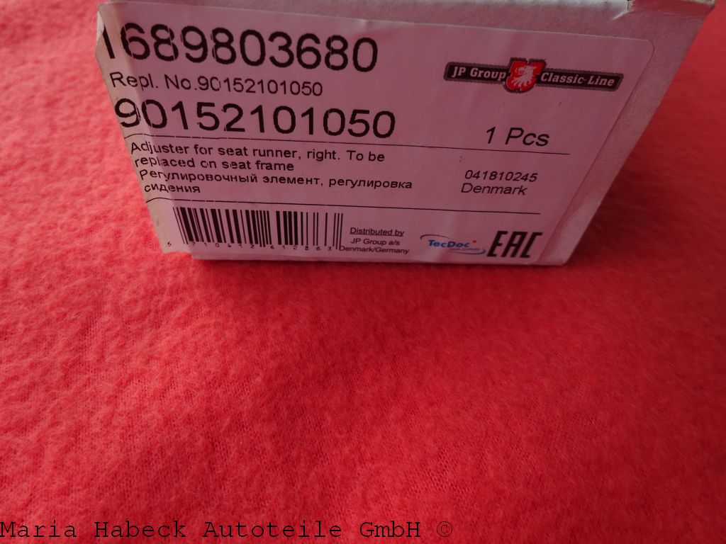 JP Einsteller f. Sitzschiene Porsche911 / 912  rechts      90152101050