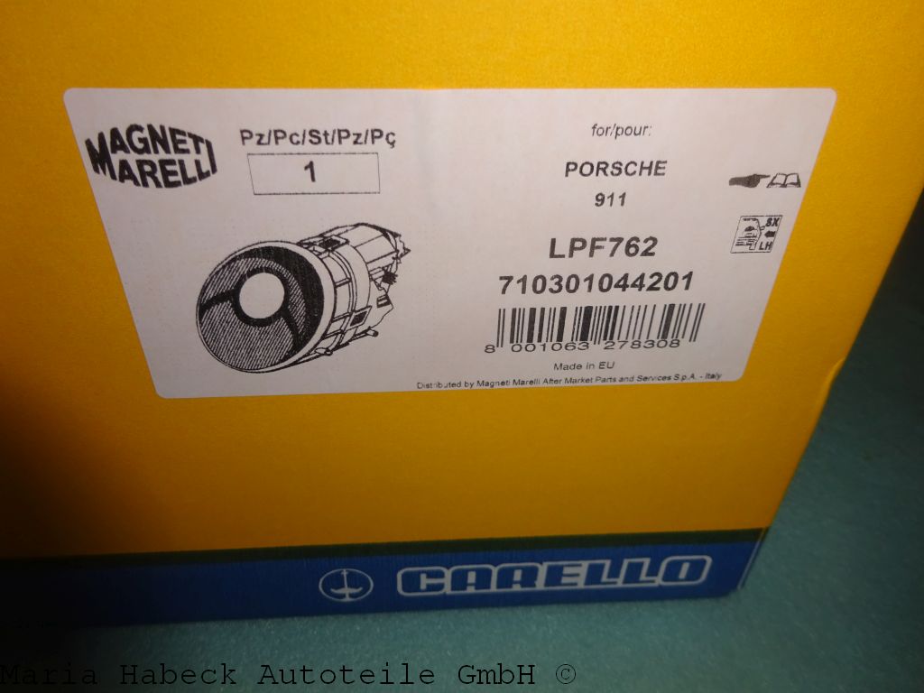 Headlight complete 993 left AL 71 0 301 044 201 Headlight complete 993 left AL 71 0 301 044 201