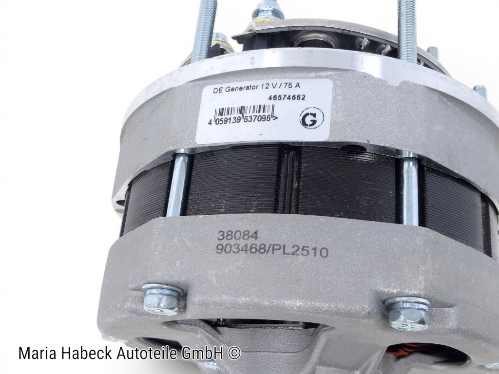 G Parts Lichtmaschine 14 V / 75 Ah  für Porsche 911 3,0 SC   91160312002