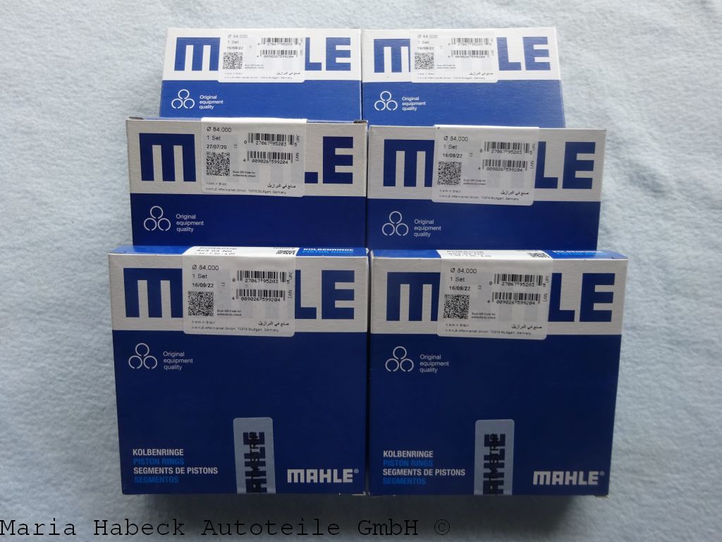 Mahle Kolbenringsatz Set 6 Stück 911 2,2+2,4S/2,4E/T 1,5/1,5/4mm   503 03 N0 Mahle Kolbenringsatz Set 6 Stück 911 2,2+2,4S/2,4E/T 1,5/1,5/4mm   503 03 N0
