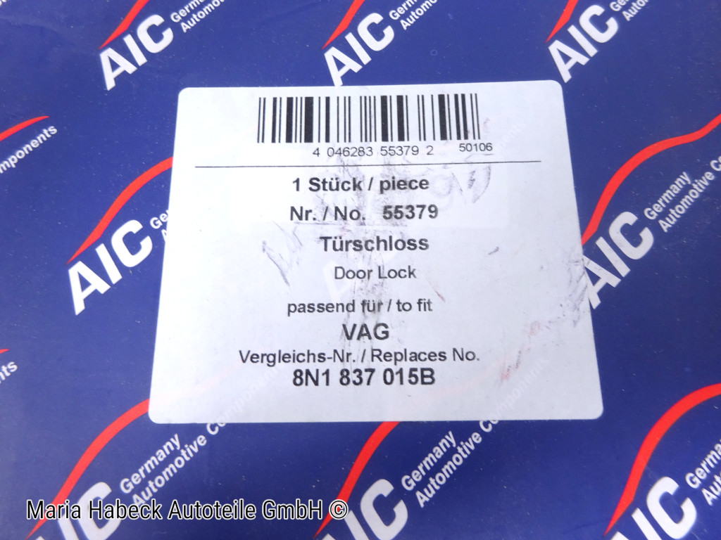 AIC Türschloss 55379  links  Audi  Porsche 986 996  8N1837015B