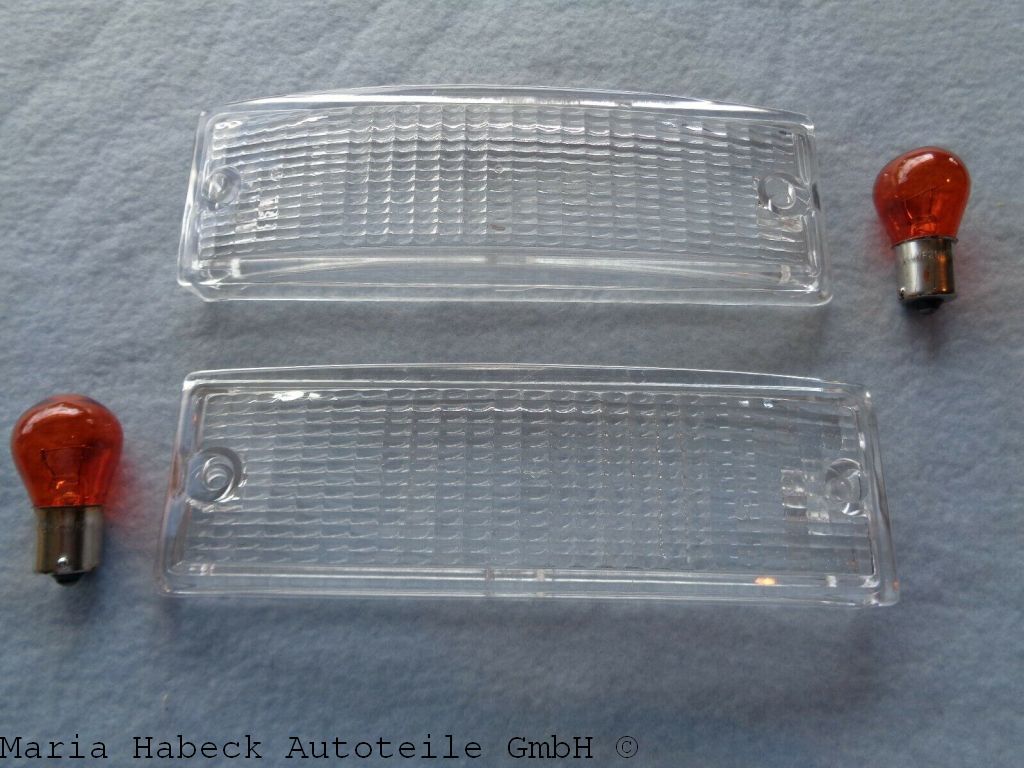 TMP 2 indicator lenses white bumper year 74-89