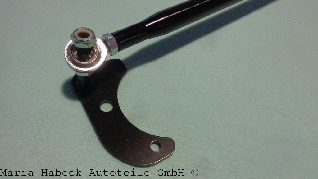 DK Domstrebe Alu schwarz für Porsche 986 Boxster hinten