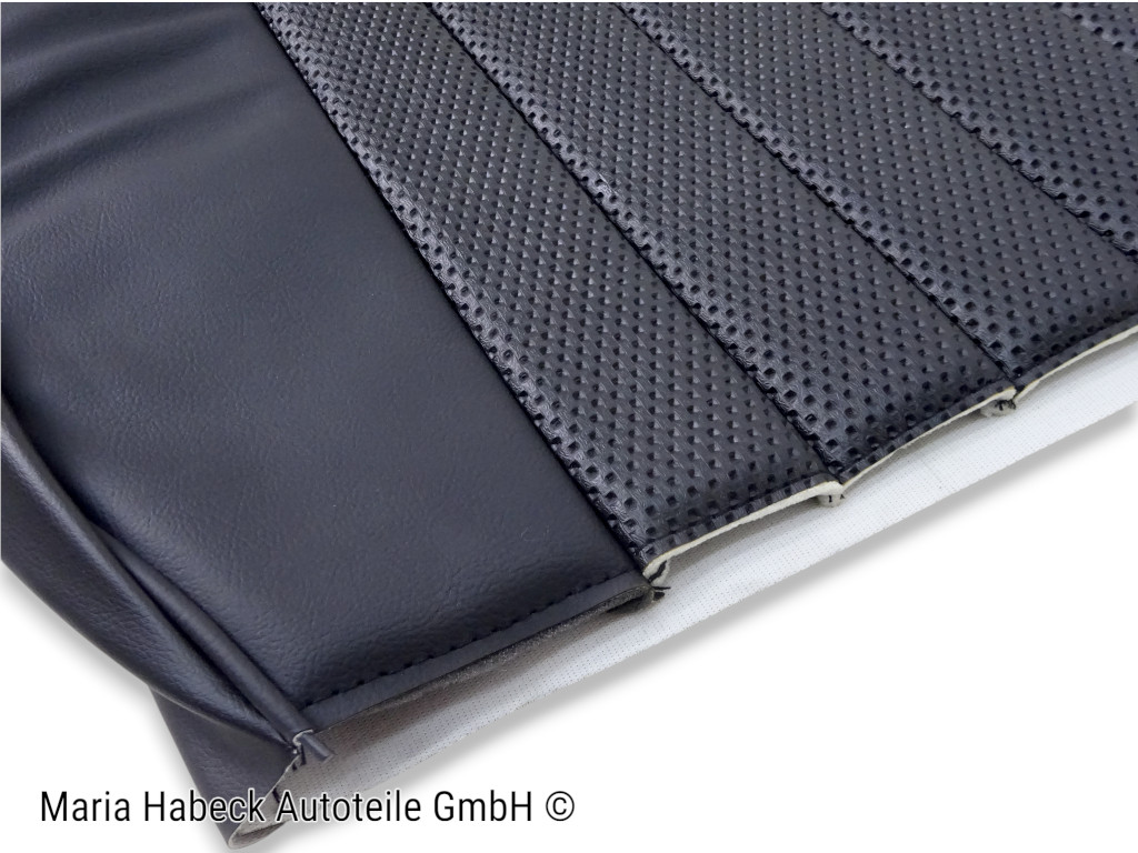 S-Trim Sitzbezug Vinyl Flechtnarbe schwarz Porsche 911/912 Bj. 66-73 90152100110