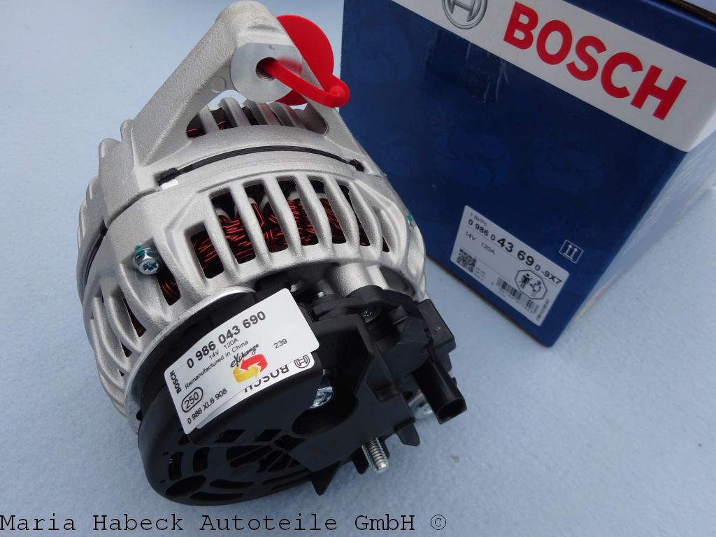 Bosch Alternators 996 /986 Boxster 14V 120 Ah Bosch Alternators 996 /986 Boxster 14V 120 Ah