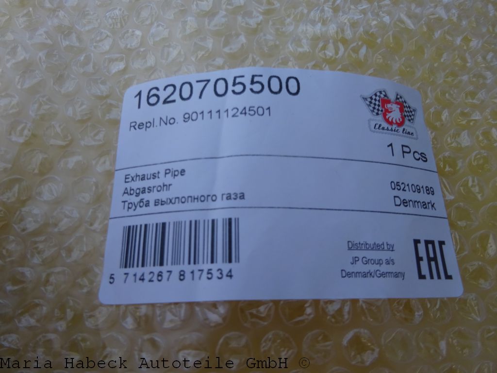 JP Blende in Chrom f. Endtopf  für Porsche 911 Bj. 64-73 / 914   90111124501