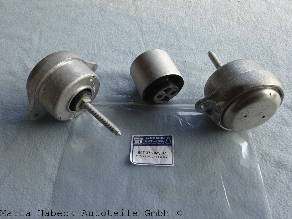 HT SET engine + transm. mounts Porsche 997 Cabrio Targa  99737504907 99737505501