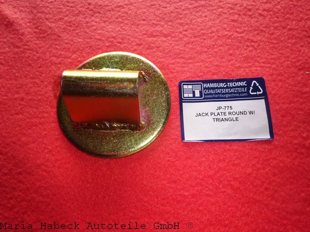 HT Wagenheber Aufnahme rund mit Dreieck  für Porsche 924 / 944   JP-775 HT Wagenheber Aufnahme rund mit Dreieck  für Porsche 924 / 944   JP-775