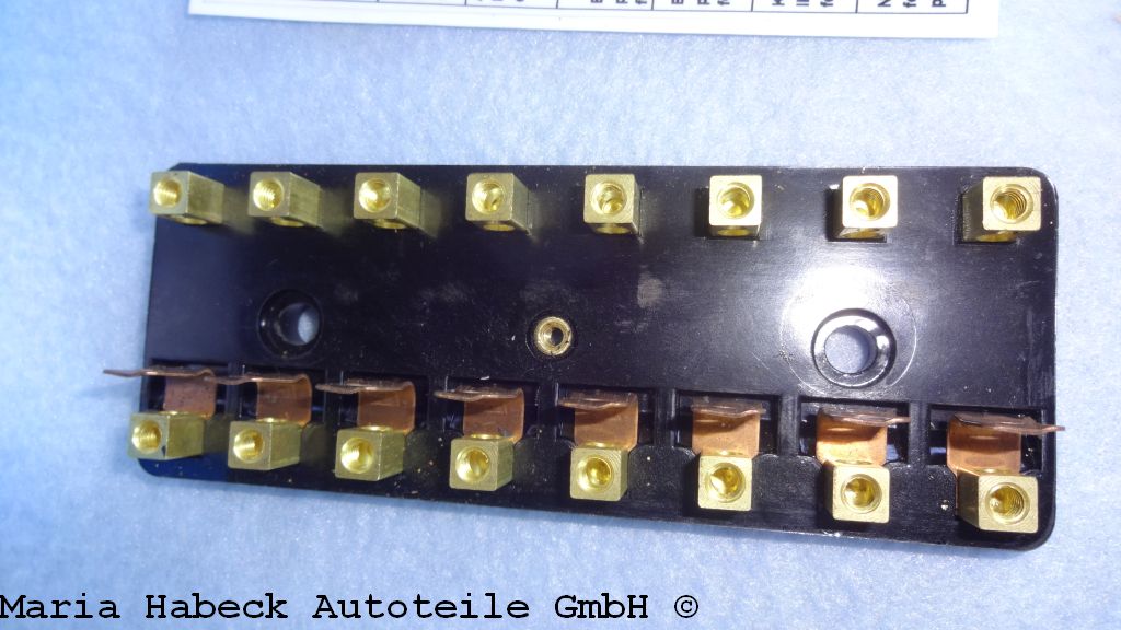 JP Sicherungskasten komplett 8 pol  Porsche 911 69-73   91161208700