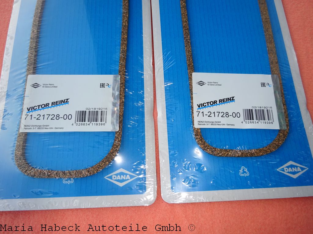 Reinz valve cover gasket cork set 2 Porsche 914 / VW Bus 021101481
