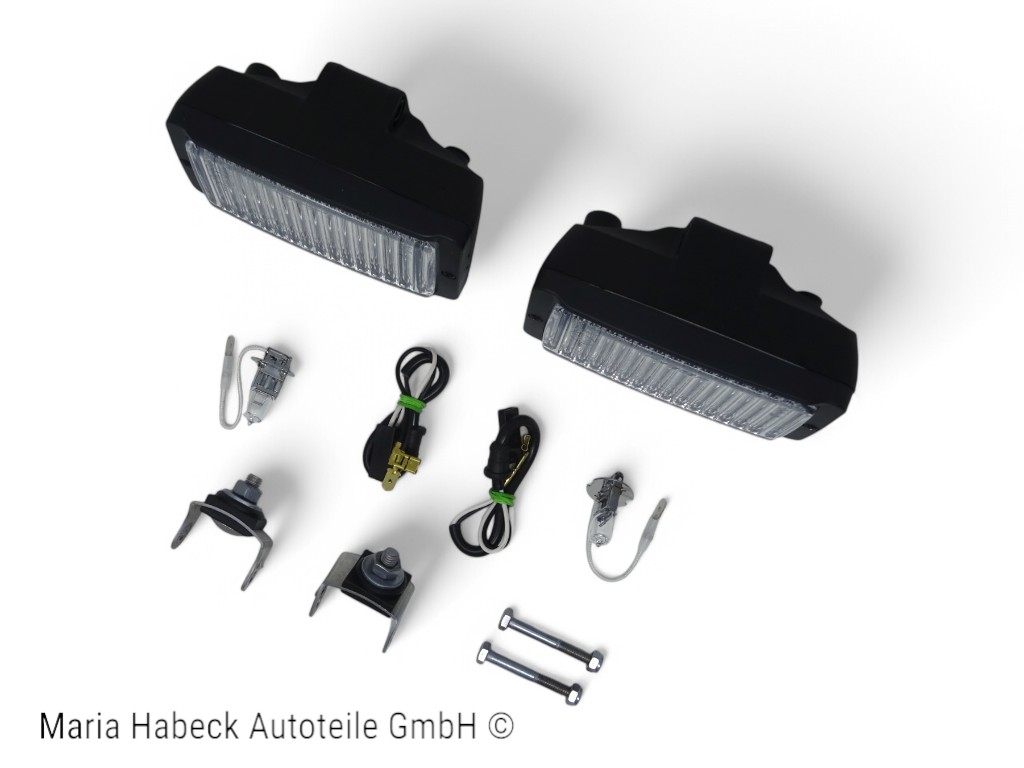 Cargo set 2x fog lights universal H3 rectangular 138 x 68 mm Cargo set 2x fog lights universal H3 rectangular 138 x 68 mm