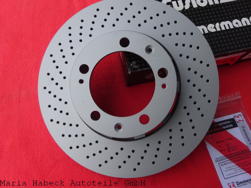 Zimmermann Bremsscheibe 993 Turbo / GT2 links VA Formula Z 460.1564.70 Zimmermann Bremsscheibe 993 Turbo / GT2 links VA Formula Z 460.1564.70