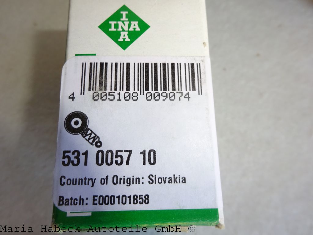 INA Tensioner pulley 924S/944/944S/968   531 0057 10