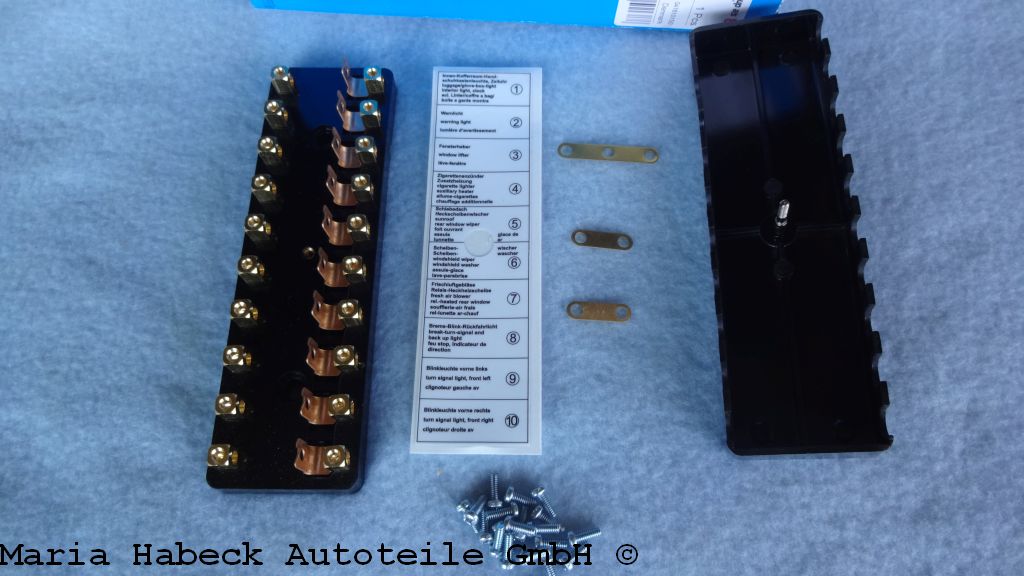 Sicherungskasten komplett 10 pol   911 612 086 00