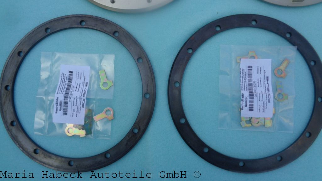 TMP Bremsflansch Ring & Befestigung SET VA kompl.  Porsche 930 Turbo 93035145701