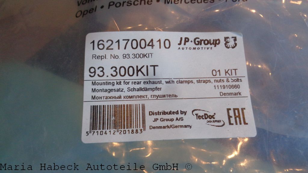 Mounting kit for rear silencer  ESD 993 C2 / C4 Bischoff Mounting kit for rear silencer  ESD 993 C2 / C4 Bischoff