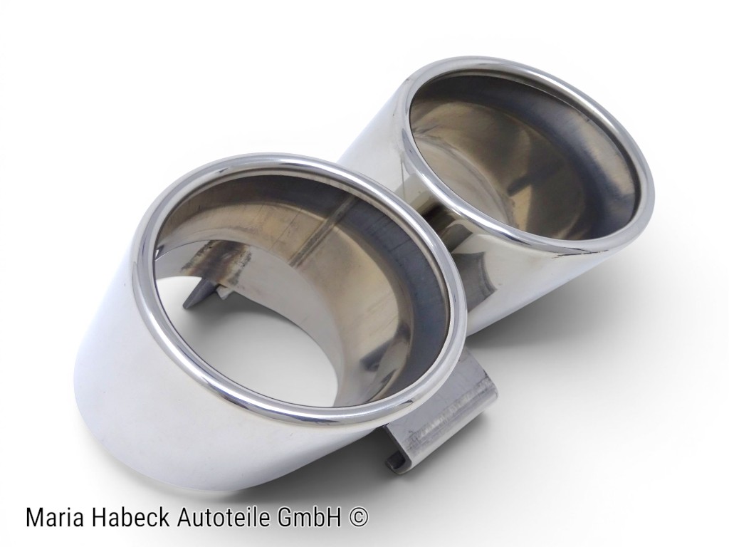 JP Auspuffblende Doppelrohr  Porsche Boxster 986 Bj. 96-04 1620704400  94.905S