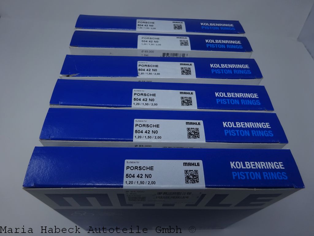 Mahle piston ring set SET 6 Boxster 3.2 986 / 987 M96.21 50442N0 99610303351