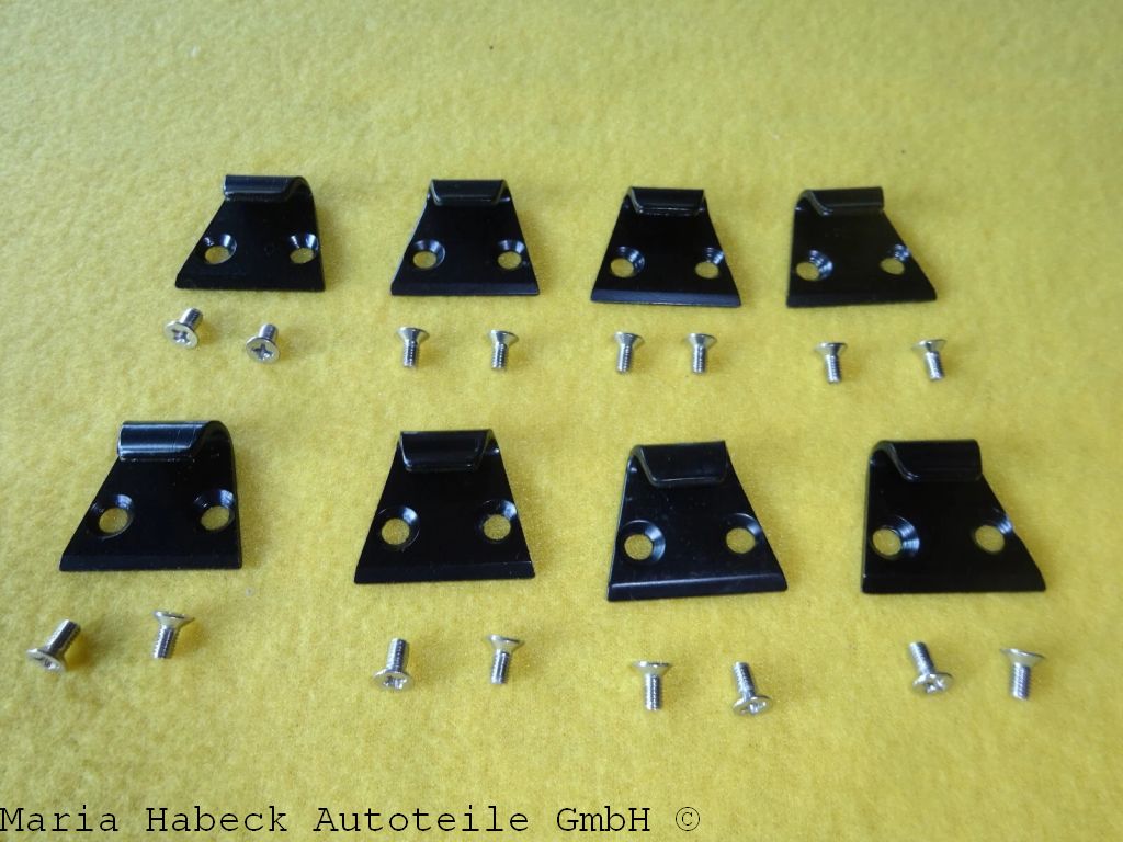 JP Riegelverschluß Targadach SET 8 Stck mit Schraube für Porsche 911 / 964 66-93